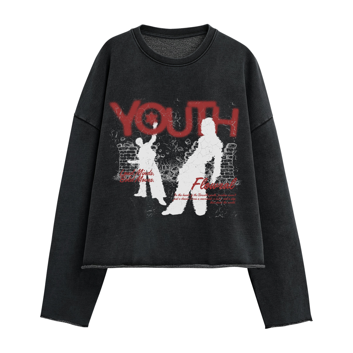 Loud Minds, Bold Moves Washed Sweatshirt
