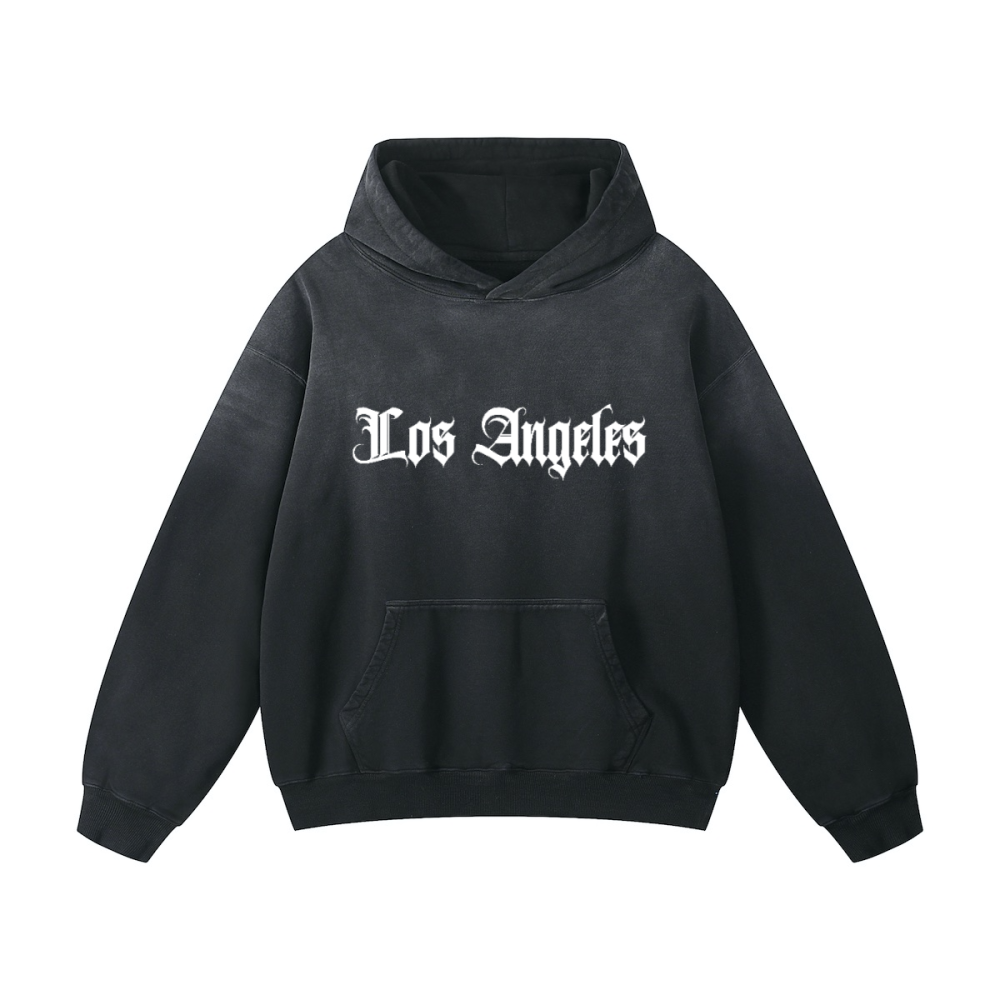 LA Heavyweight Sun Faded Gradient Hoodie