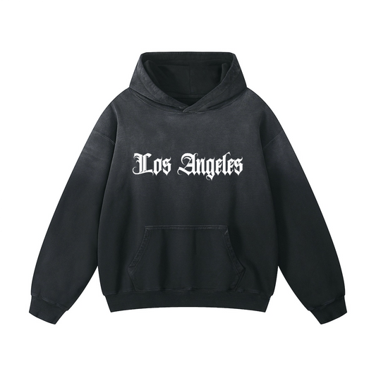 LA Heavyweight Sun Faded Gradient Hoodie