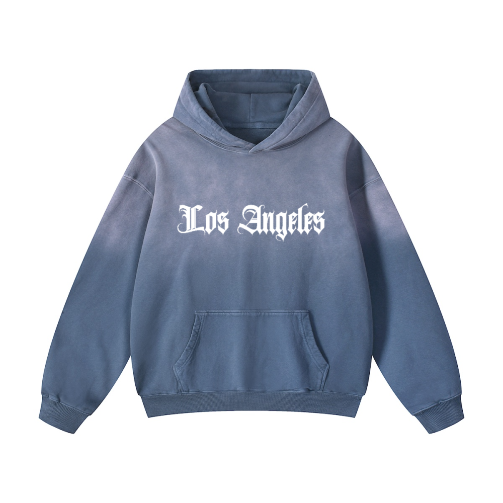 LA Heavyweight Sun Faded Gradient Hoodie