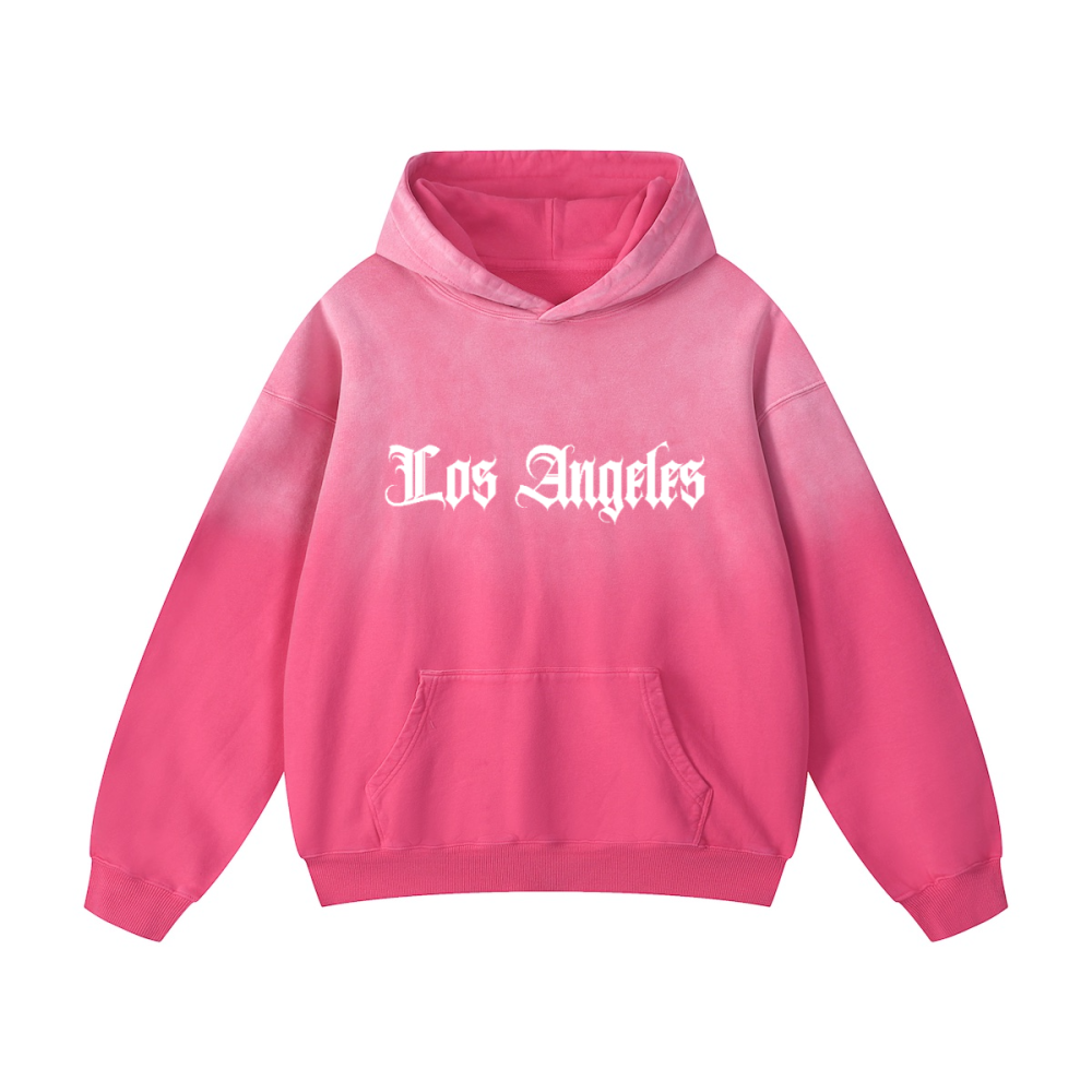 LA Heavyweight Sun Faded Gradient Hoodie