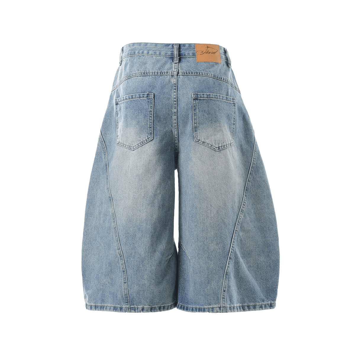 Curved Blade Denim Jorts