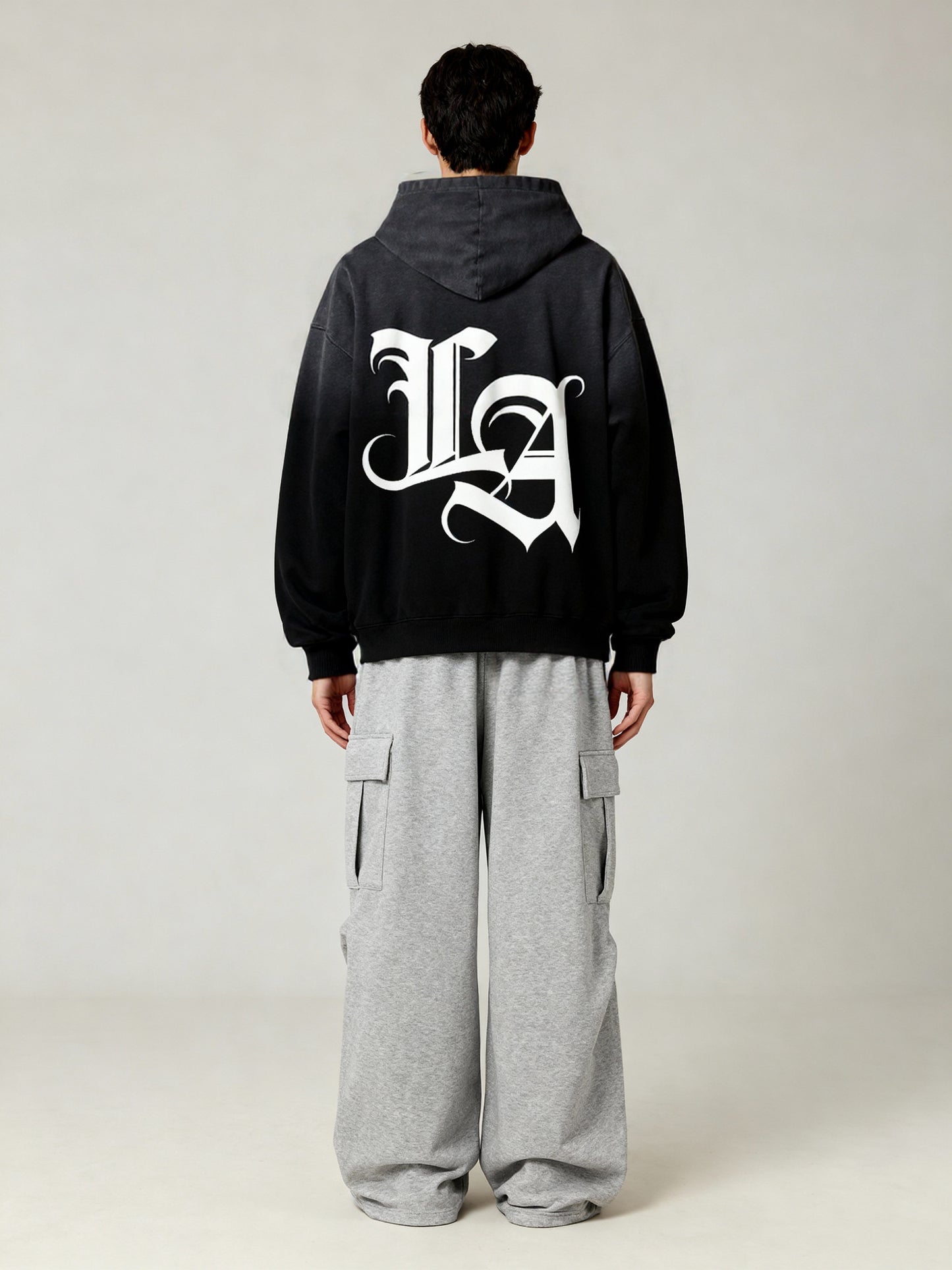 LA Heavyweight Sun Faded Gradient Hoodie
