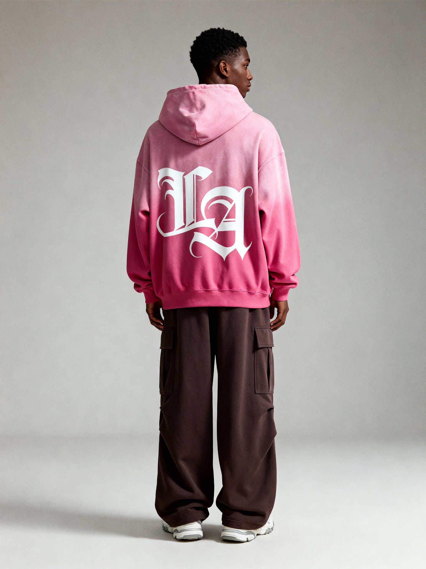 LA Heavyweight Sun Faded Gradient Hoodie