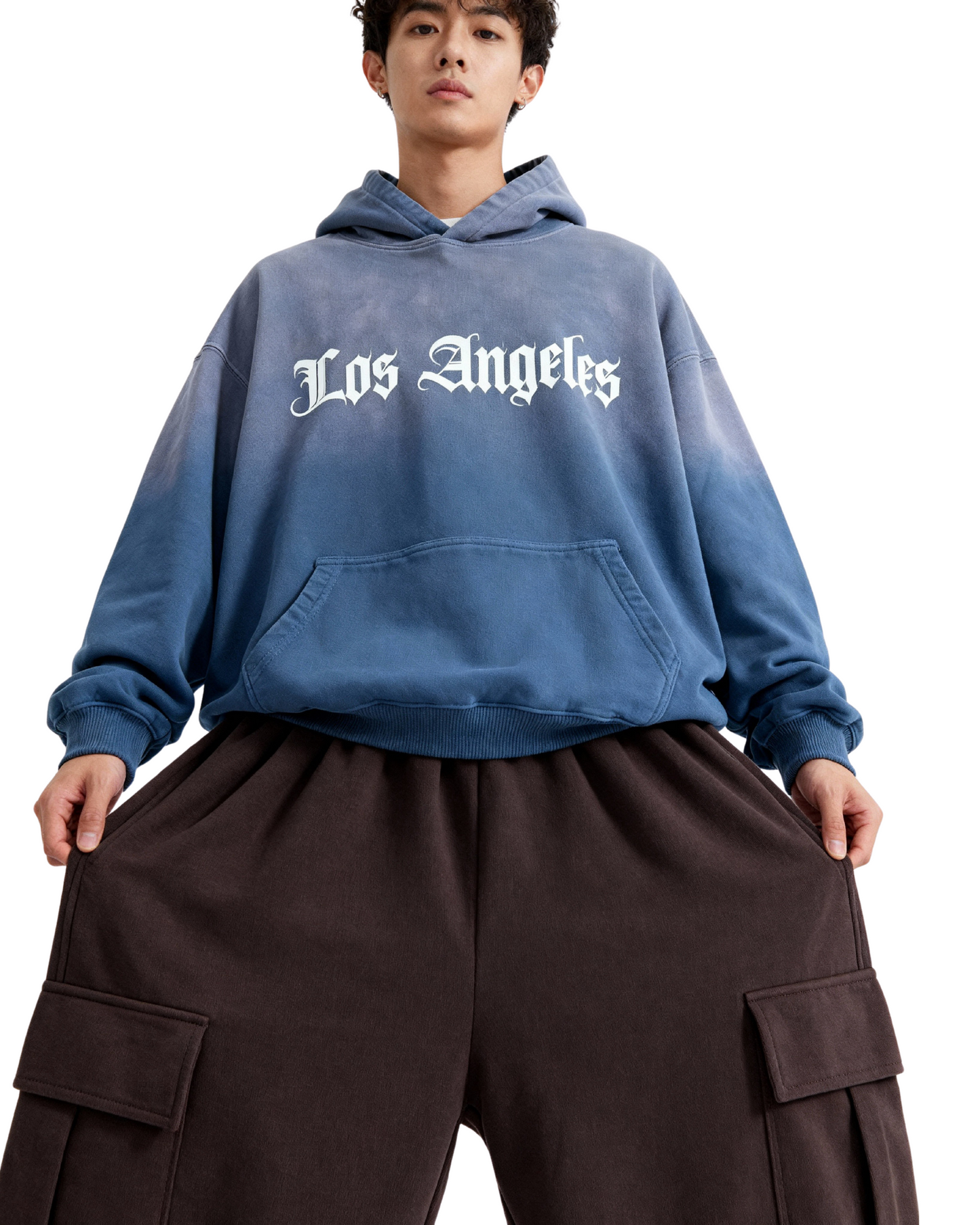 LA Heavyweight Sun Faded Gradient Hoodie