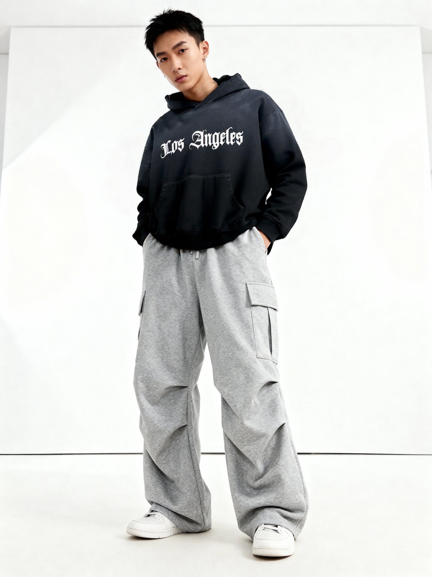 LA Heavyweight Sun Faded Gradient Hoodie